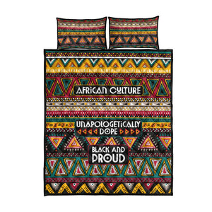 Colorful African Pattern Quilt Bed Set