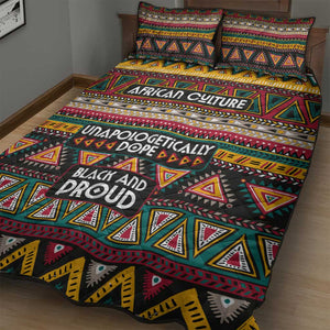 Colorful African Pattern Quilt Bed Set