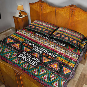 Colorful African Pattern Quilt Bed Set