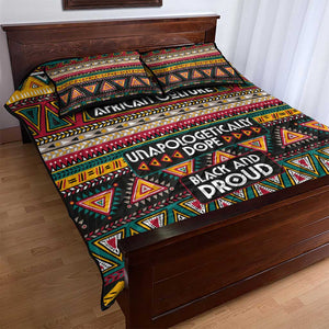 Colorful African Pattern Quilt Bed Set