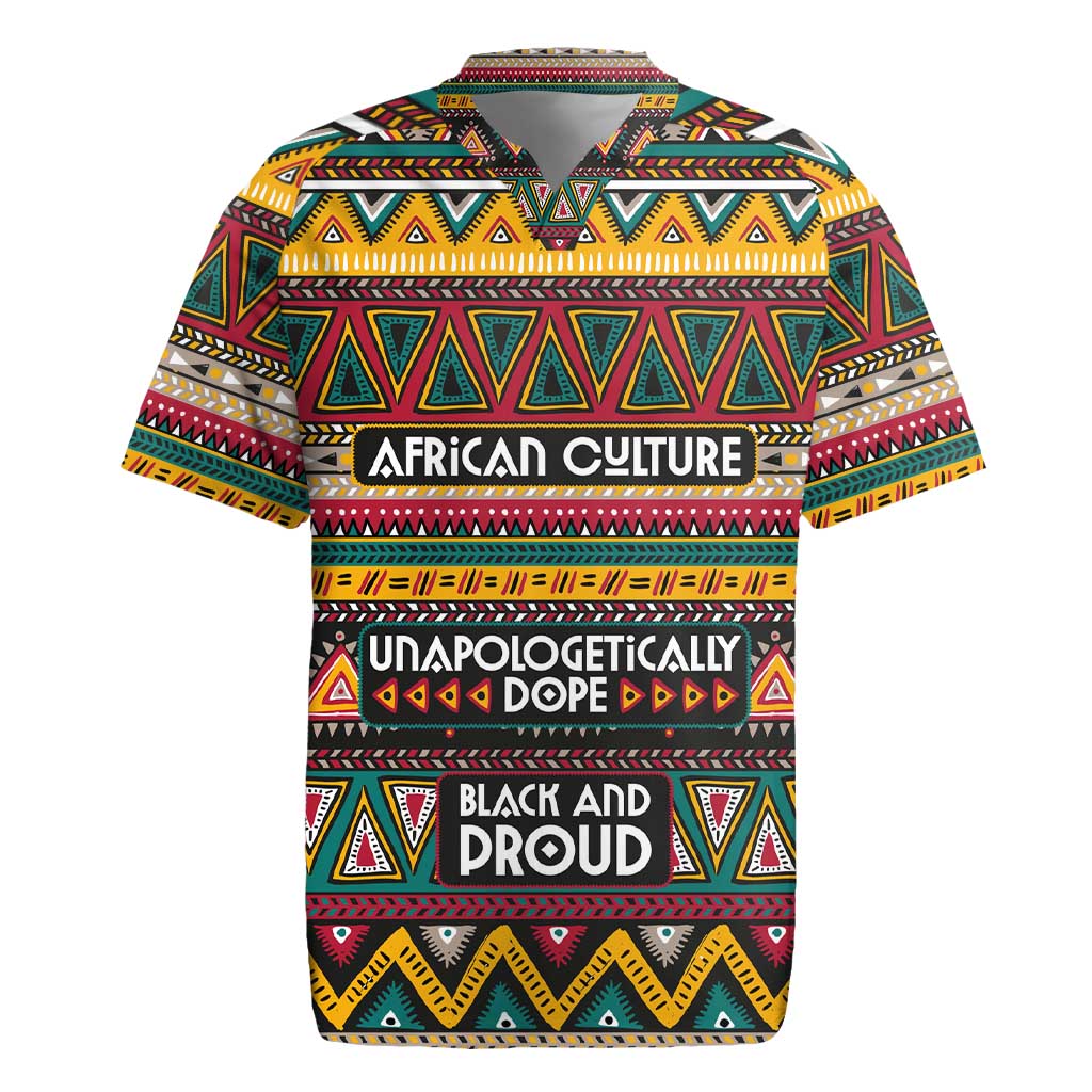 Colorful African Pattern Rugby Jersey