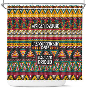 Colorful African Pattern Shower Curtain