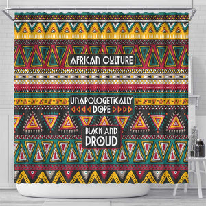 Colorful African Pattern Shower Curtain