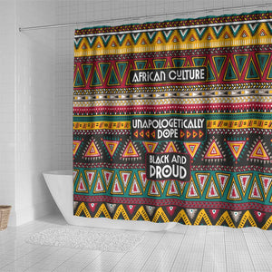 Colorful African Pattern Shower Curtain