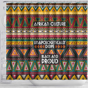 Colorful African Pattern Shower Curtain