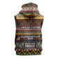 Colorful African Pattern Sleeveless Hoodie - African Pride