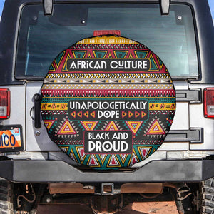 Colorful African Pattern Spare Tire Cover