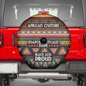 Colorful African Pattern Spare Tire Cover