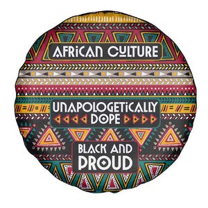 Colorful African Pattern Spare Tire Cover