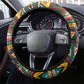 Colorful African Pattern Steering Wheel Cover