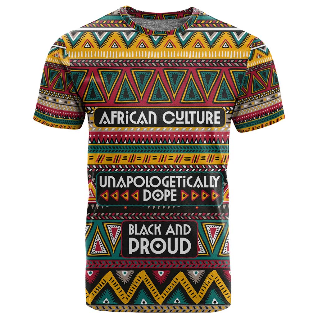 Colorful African Pattern T shirt