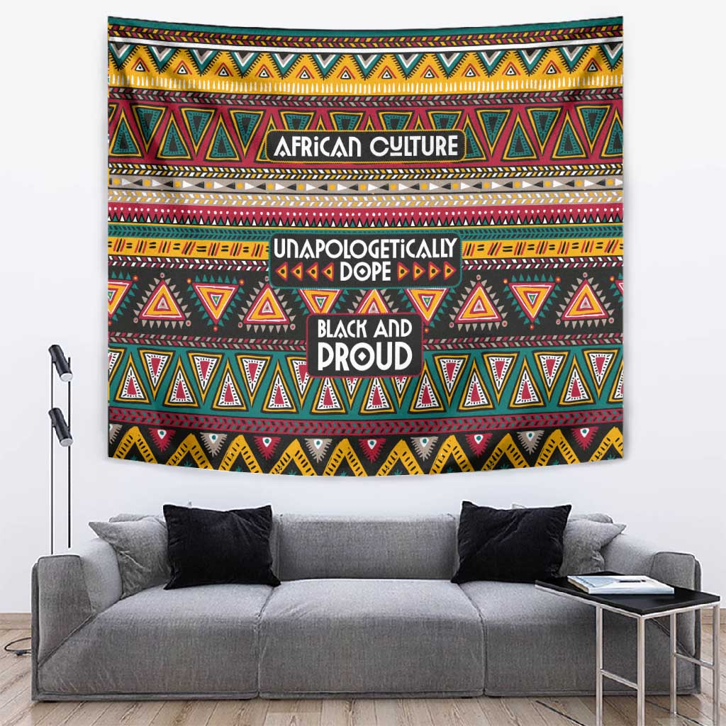 Colorful African Pattern Tapestry