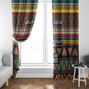 Colorful African Pattern Window Curtain