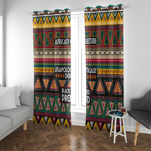 Colorful African Pattern Window Curtain