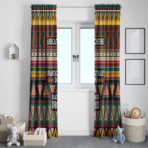 Colorful African Pattern Window Curtain