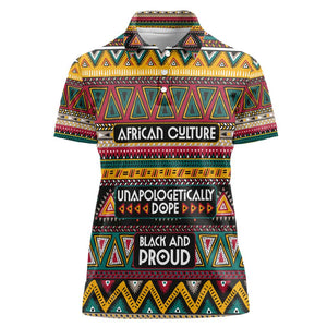 Colorful African Pattern Women Polo Shirt