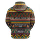 Colorful African Pattern Zip Hoodie