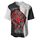 Personalized Civil Rights Movement Justice Fist Baseball Jersey