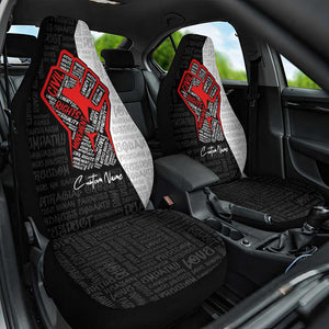 Personalized Civil Rights Movement Justice Fist Car Seat Cover