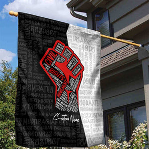 Personalized Civil Rights Movement Justice Fist Garden Flag