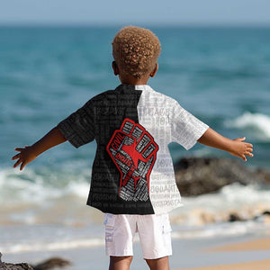 Personalized Civil Rights Movement Justice Fist Kid Hawaiian Shirt