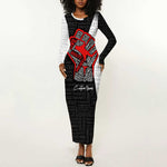Personalized Civil Rights Movement Justice Fist Long Sleeve Bodycon Dress DT02