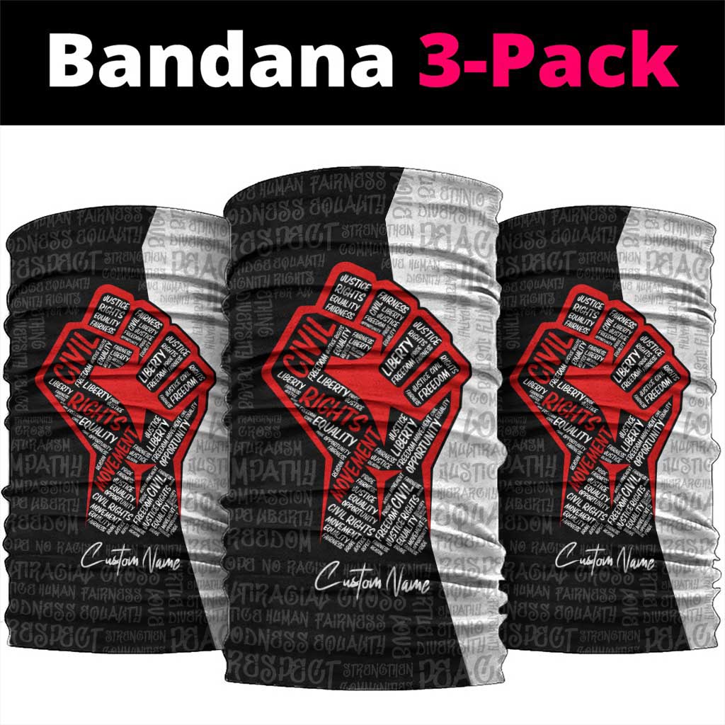 Personalized Civil Rights Movement Justice Fist Neck Gaiter DT02
