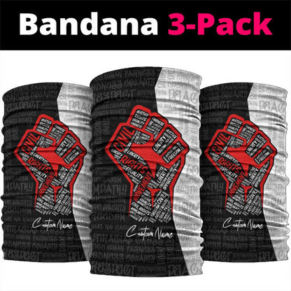 Personalized Civil Rights Movement Justice Fist Neck Gaiter DT02
