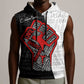 Personalized Civil Rights Movement Justice Fist Sleeveless Hoodie - African Pride