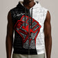 Personalized Civil Rights Movement Justice Fist Sleeveless Zip Hoodie - African Pride