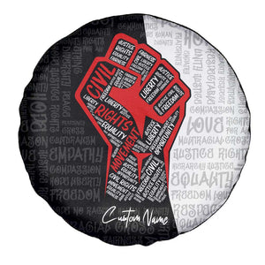 Personalized Civil Rights Movement Justice Fist Spare Tire Cover