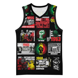 Civil Rights Movement Basketball Jersey Poster Art Black Pride DT02