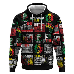 Civil Rights Movement Hoodie Poster Art Black Pride