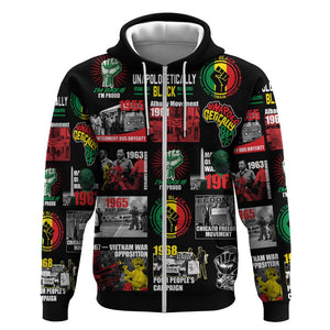 Civil Rights Movement Hoodie Poster Art Black Pride