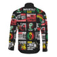 Civil Rights Movement Long Sleeve Button Shirt Poster Art Black Pride