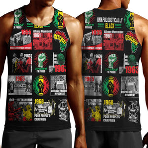 Civil Rights Movement Men Tank Top Poster Art Black Pride