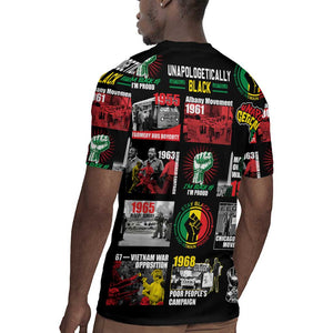 Civil Rights Movement Rugby Jersey Poster Art Black Pride