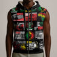 Civil Rights Movement Sleeveless Zip Hoodie Poster Art Black Pride - African Pride