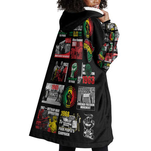 Civil Rights Movement Wearable Blanket Hoodie Poster Art Black Pride