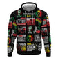 Civil Rights Movement Zip Hoodie Poster Art Black Pride