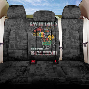 I'm Black and I'm Proud - Personalized African Back Car Seat Cover