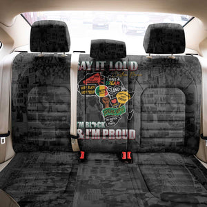 I'm Black and I'm Proud - Personalized African Back Car Seat Cover