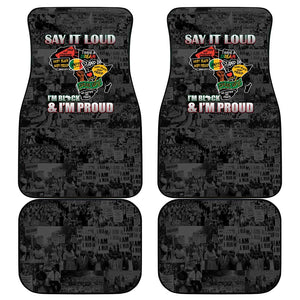 I'm Black and I'm Proud - Personalized African Car Mats