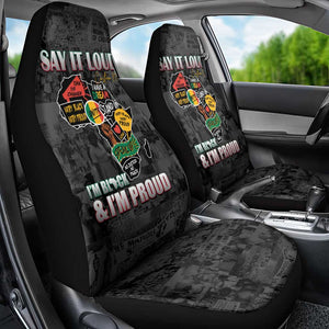 I'm Black and I'm Proud - Personalized African Car Seat Cover