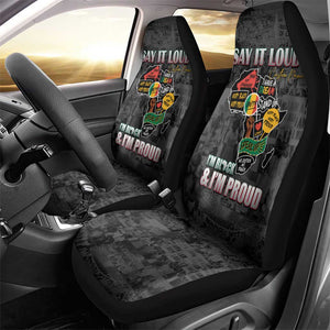 I'm Black and I'm Proud - Personalized African Car Seat Cover