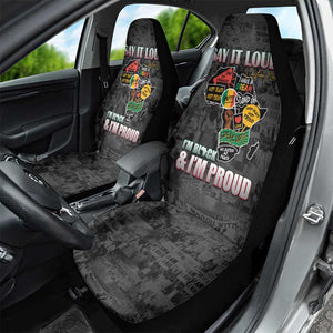 I'm Black and I'm Proud - Personalized African Car Seat Cover