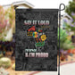 I'm Black and I'm Proud - Personalized African Garden Flag