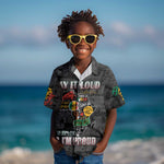 I'm Black and I'm Proud - Personalized African Kid Hawaiian Shirt