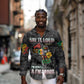 I'm Black and I'm Proud - Personalized African Long Sleeve Button Shirt