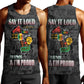 I'm Black and I'm Proud - Personalized African Men Tank Top